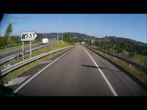 Approach to Colunga overnight parking, Northwest Spain, 18/07/2019, (N43°23'04.4'' W005°15'38.1'')