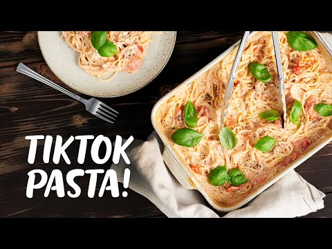 , title : 'Tiktok-pasta med spaghetti, fetaost och tomat'