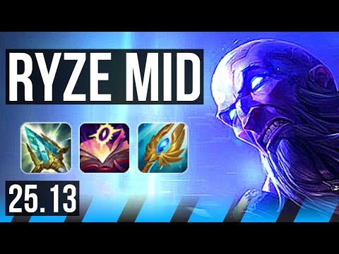 RYZE vs LEBLANC (MID) | 8/0/1, Legendary | EUW Master | 25.13