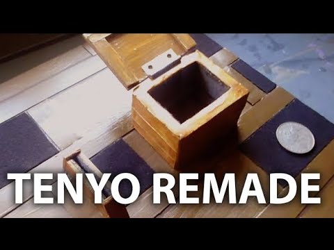The Tenyo magic Crystal Pyramid illusion reimagined as a parlour wooden coin puzzle