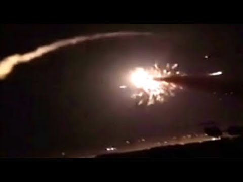 BREAKING Syria Air Defenses confronted missiles launched by Israeli Fighter Jets December 25 2018 Video