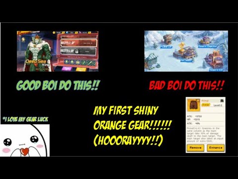 FINALLY MY FIRST Shiny Orange Gear (& about cc nightmare)!!!!!!| One Punch Man The Strongest