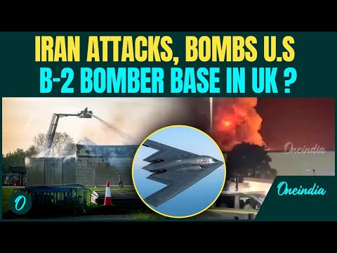 U.S B-2 Bombers OBLITERATED by Iran? DEADLY Fire Engulfs UK RAF Fairford Base | CHILLING Video Out
