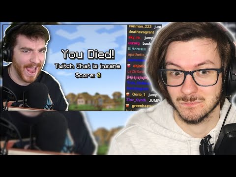 Daxellz Reacts to Can Twitch Chat survive ONE NIGHT in Minecraft?