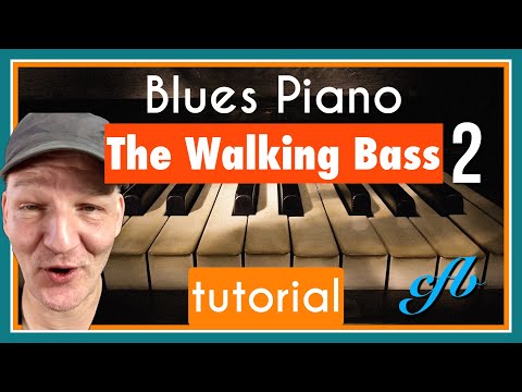 Walking Bass Lines for Blues Piano Nr.2