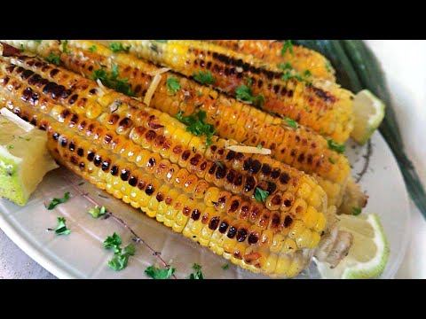 Maïs grillé à la poêle