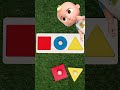 Where Does Each Shape Go Easy Learn Shapes Shorts Cocomelon