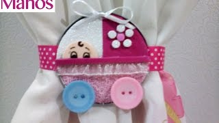 Sujetador para Cortinas o Toldillos en Foami y material reciclado