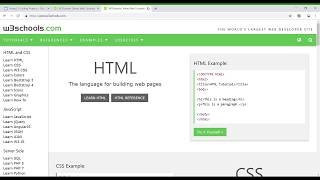 W3Schools Online HTML Tutorial