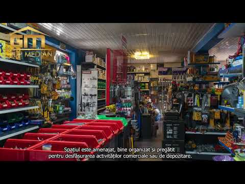 Spațiu comercial cu teren 1.860 mp și vad comercial format-Jiblea Veche, Călimănești — Video