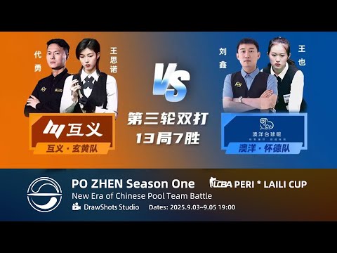 代勇 DAI Yong & 王思諾 WANG Sinuo vs 劉鑫 LIU Xin & 王也 WANG Ye"Pozhen" Team Heyball Challenge 破陣第一季