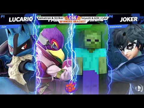 CSS 37 Doubles - WQ - Zamatron & Striker (Lucario/Joker) vs. Cybil & lolyoshi (Falco/Steve) - SSBU