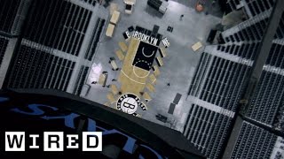 Barclays Center Part 2: Inside on The Catwalk-The Window-WIRED