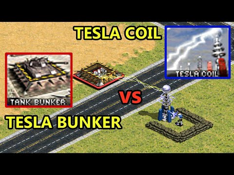 Tesla in Bunker better than Tesla Coil? - Red Alert 2