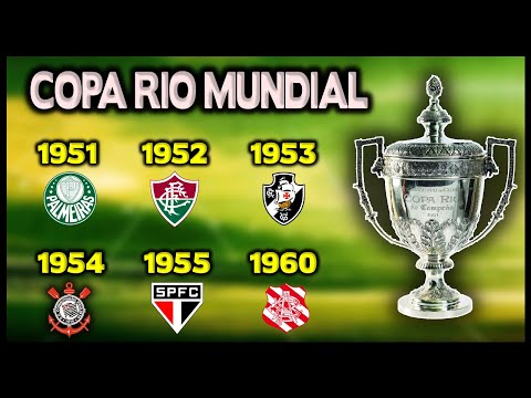 Quantas edições da COPA RIO foram disputadas? É Mundial? Entenda