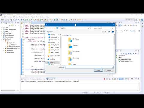 JavaFX Control Basic FileChooser