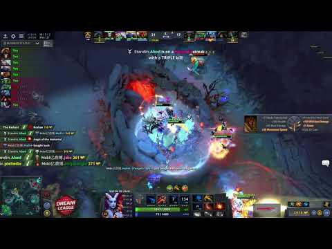 Fnatic.Abed Queen of Pain - 7.07b Insane Roshan Pit Play - Dota 2