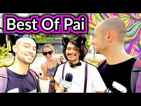 Street interview TRAVELLERS in Pai, Northern Thailand. What’s so good in Pai?