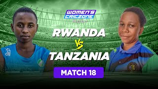 🔴 LIVE: Rwanda vs Tanzania - Match 18 | Kwibuka T20 Tournament 2022
