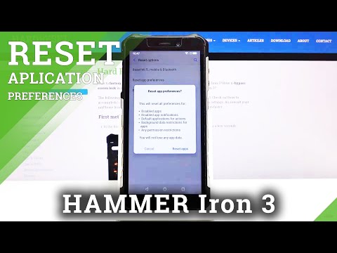 How to Reset App Preferences on myPhone Hammer Iron 3 – Restore Manufacturer App Defaults