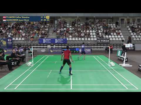 Match Point - Collins Valentine Filimon vs Jason Christ Alexander - MS, SF - Nantes Int. 2023