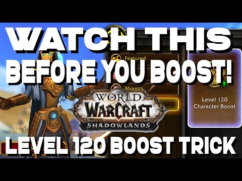 WoW: Watch Before Using Your Level 120 BOOST! World of Warcraft Shadowlands