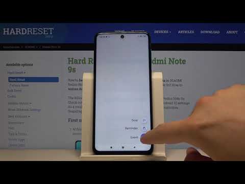 How to Add Event to Calendar in XIAOMI Redmi Note 9s – Set Up Reminder
