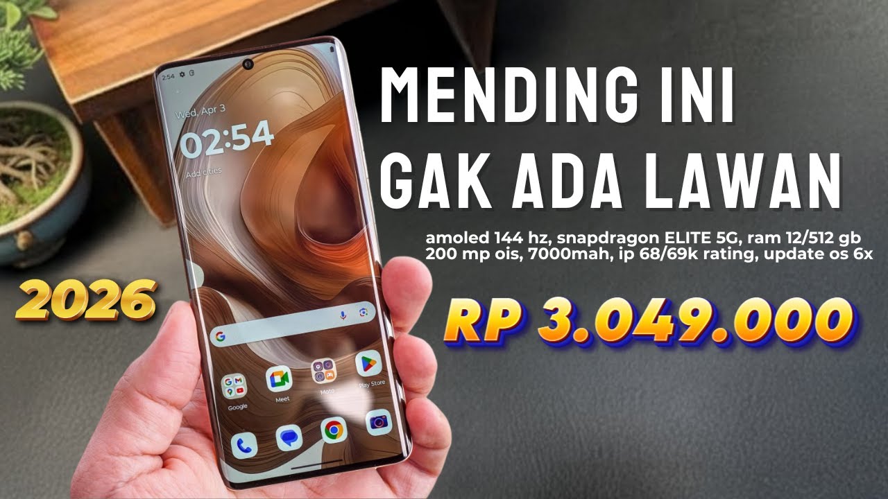 BENERAN GAK ADA LAWAN‼️7000mAh, RAM 12/512 GB - HP 3 JUTAAN TERBAIK DAN TERBARU 2026