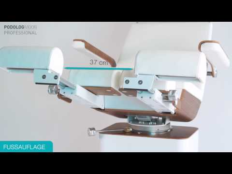 PODOLOG MOON professional - Możliwość przesuwania podnóżka