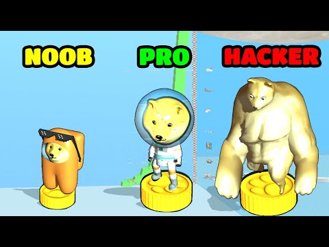 2 THE MOON Gameplay - NOOB vs PRO vs HACKER (iOS/Android)