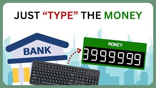How Banks Create Money From Nothing (Fractional Reserve Banking)
