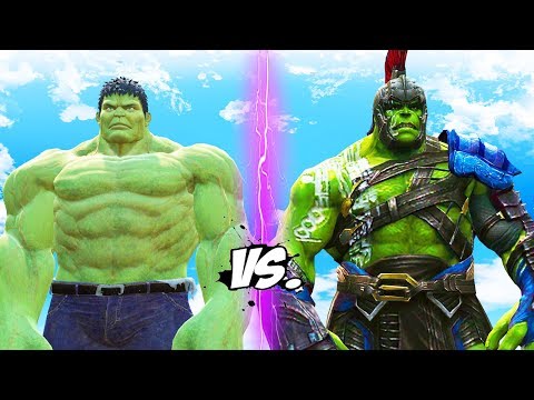 INCREDIBLE HULK vs GLADIATOR HULK (Thor Ragnarok) Video