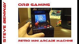 Orb Retro Mini Arcade Machine - System Review