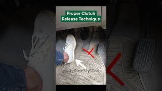 Proper Clutch Release Method || क्लच छोड़ने का सही तरीका #shorts #driving #cardriving #clutch