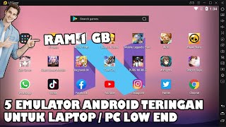 Emulator Android Paling Ringan Untuk Laptop atau PC Low End Tanpa Graphic Card