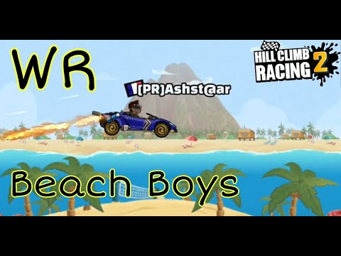 😍MAGIC BOOST!!!😍 World Record On Beach Boys With Super Car | Hill Climb Racing 2