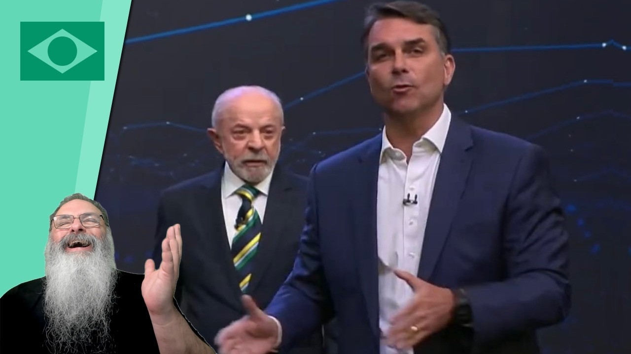 FLÁVIO ATROPELA LULA no DEBATE que se PERDE nas FRASES e fica PARECENDO um BIDEN