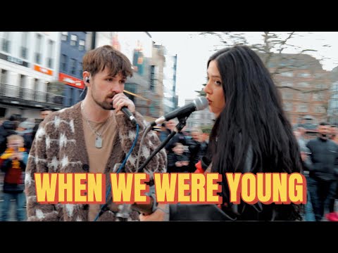 He JOINED To Sing Adele and Left the Whole Street SPEECHLESS! | Adele - When Were Were Young