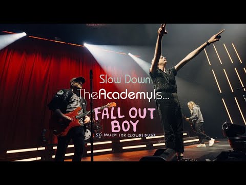 Fall Out Boy performs "Slow Down" with William Beckett (The Academy Is...) in NYC