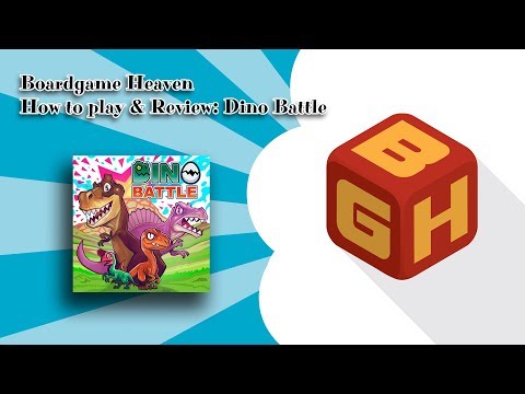 Boardgame Heaven How To Play & Review: Dino Battle