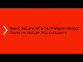 Papiervernietiger Rexel Secure MC4-SL snippers 2x15mm
