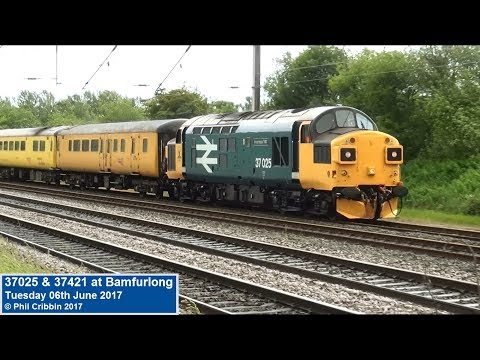 37025 & 37421 at Bamfurlong - 06th June 2017
