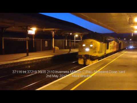 37116 tnt 37219 3Q35 2110 Inverness Millburn C.Rail - Mossend Down Yard