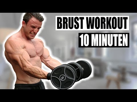 10 Minuten Brust Workout für Zuhause | Kombinationsworkout für Qualitätsmuskulatur - Sascha Huber
