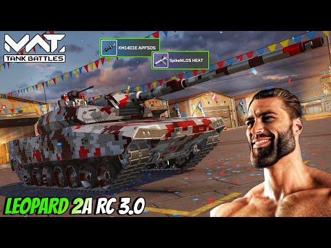 LEOPARD 2A RC 3.0 - Tier 4 Ultimate Gigachad 🔥 MWT :  TANK BATTLES 