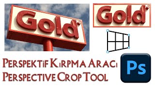 Photoshop Perspektif Kırpma Aracı.Perspective Crop Tool