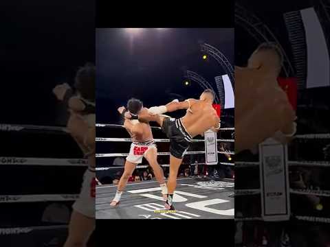 Feint + Ronud kick 🥶 #kickboxing #muaythai #mma