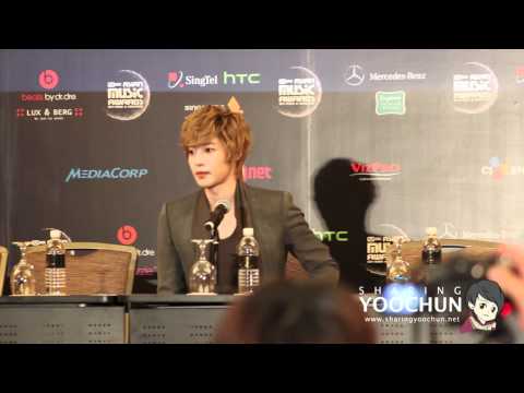 111129 MNET Asian Music Award (MAMA) 2011 Pre Press Conference - Kim Hyun Joong 2