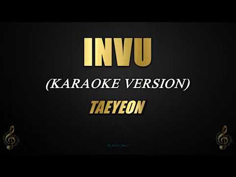 INVU - TAEYEON (Karaoke)