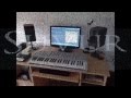 Boy plays alone
